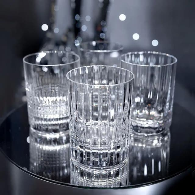 French Midcentury Set of 36 Drinking Glass by Baccarat c.1960