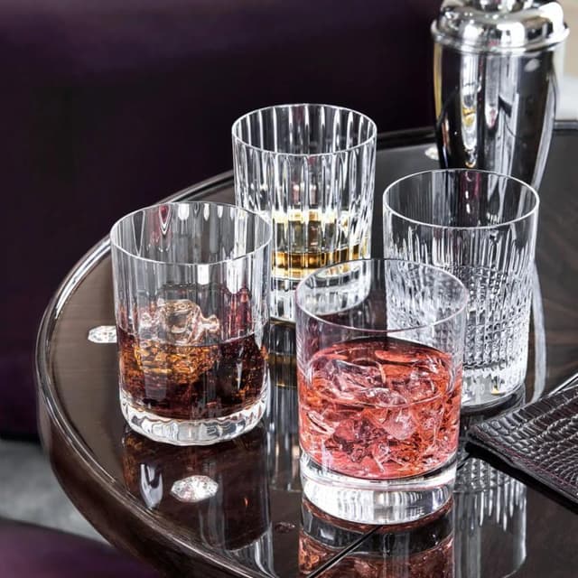 Rare Baccarat Decanter & 4 Tumblers Set.