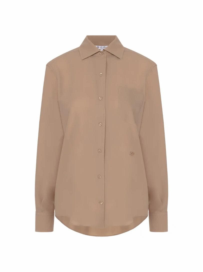 特価 - logo with shirt Silk women's Piana Loro buy KZT 798700 for シャツ/ブラウス(半袖/袖なし)