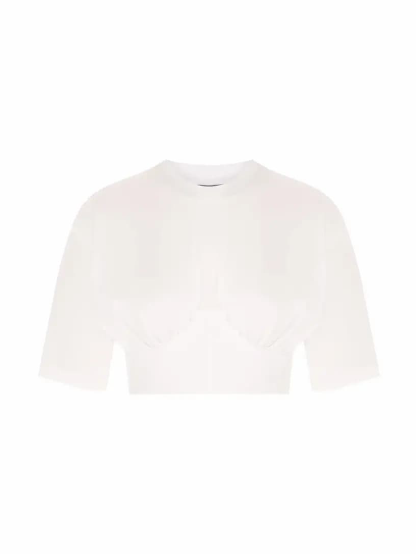 Укороченная футболка Caraco Jacquemus - фото 1