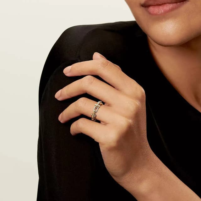 Tiffany & Co. Tiffany HardWear Small Link Ring Gold - buy