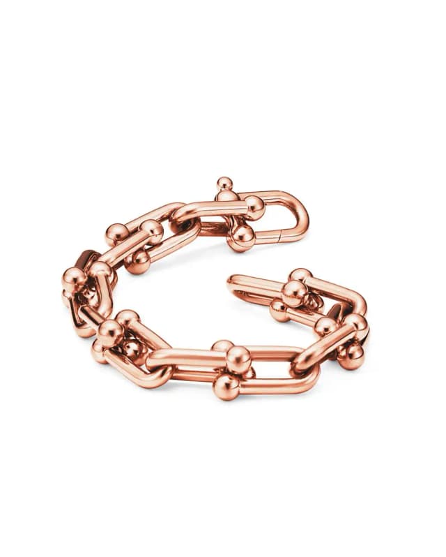 Tiffany & Co. Large Link Bracelet Tiffany HardWear Rose Gold