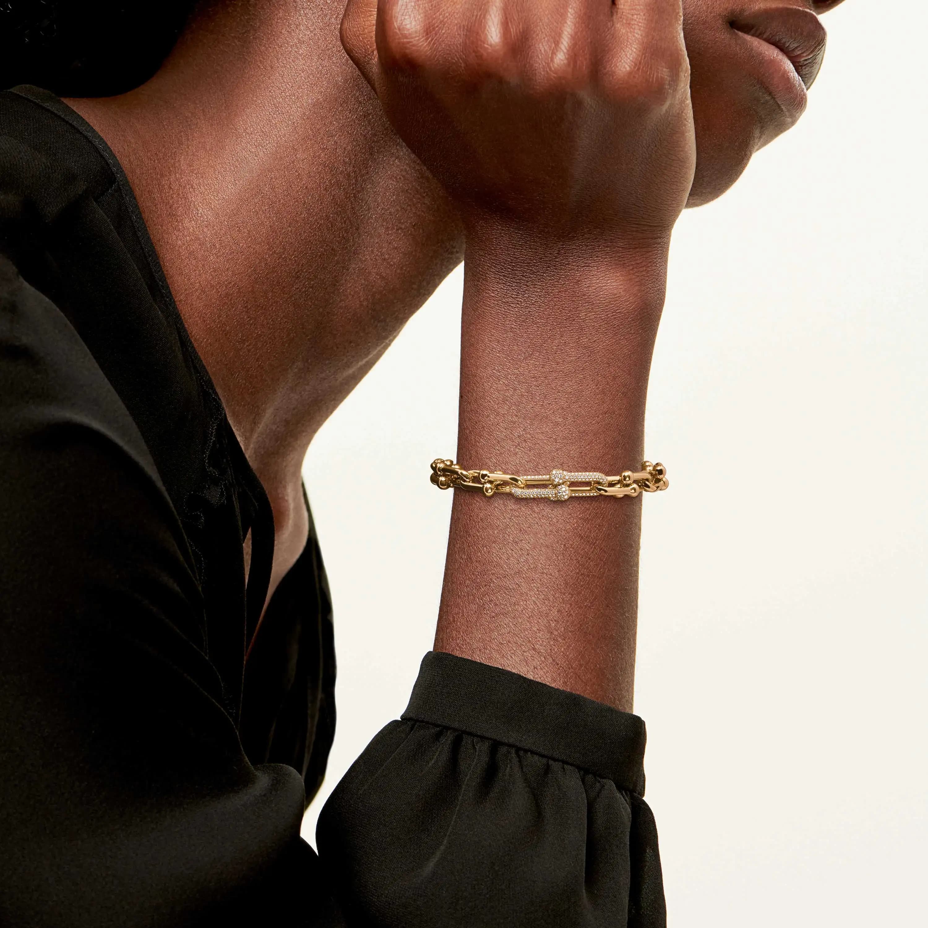 Tiffany & Co. Medium Link Bracelet Tiffany HardWear Gold
