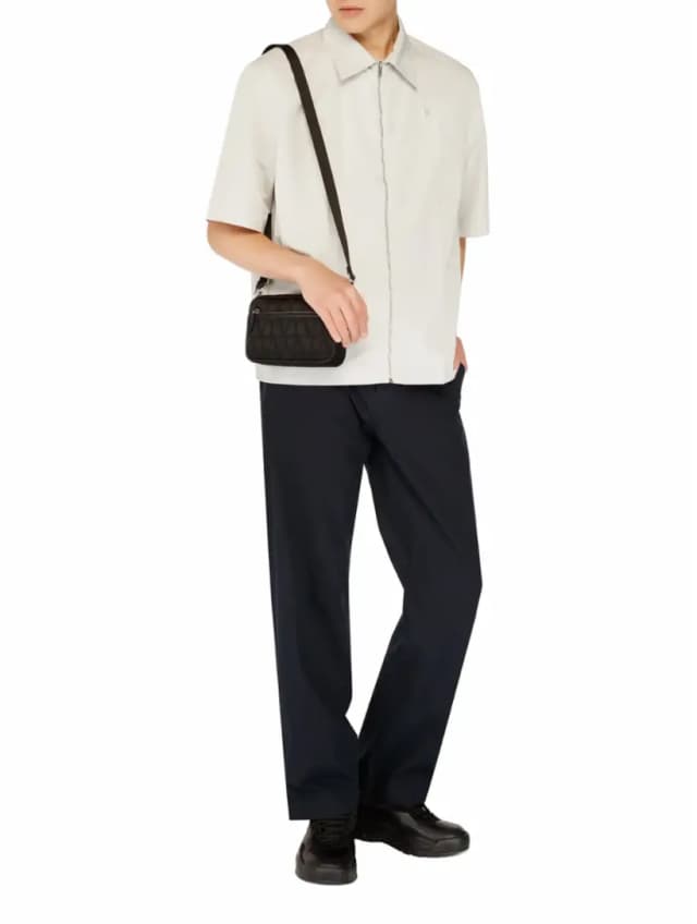Valentino Garavani men's Toile Iconographe messenger bag