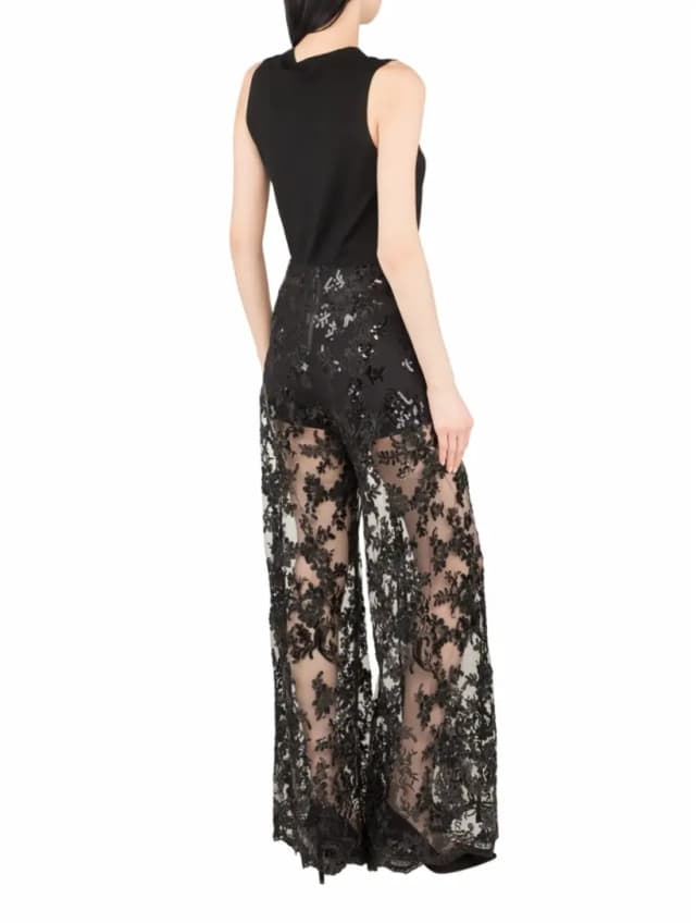 Alice+Olivia women's Athena sequined wide-leg pants - buy