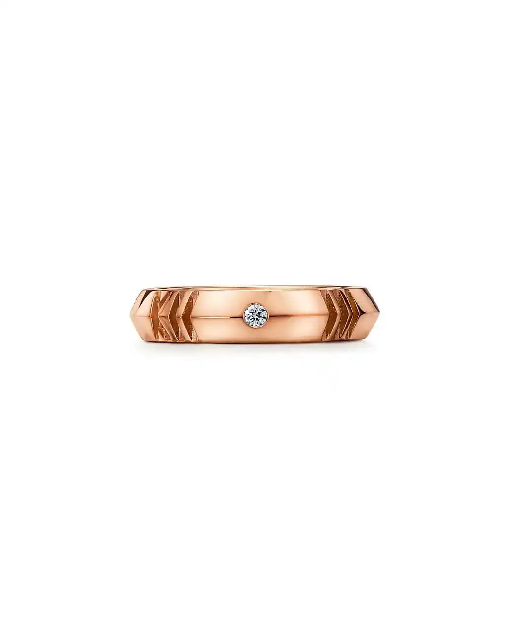Tiffany & Co. Atlas® X Narrow Ring Rose Gold - buy for